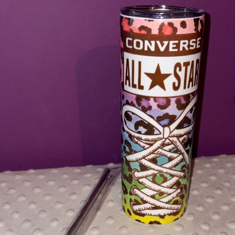 Converse All Star Multicolor Leopard Tumbler